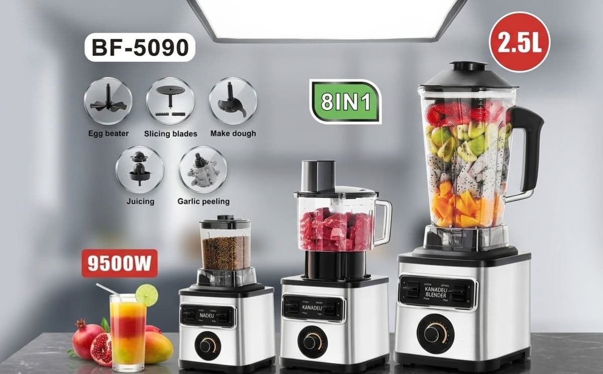BARDEFU 8 IN 1 Heavy Duty Juicer  Blender