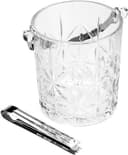 Crystal Glass Ice Bucket with Tongs 3