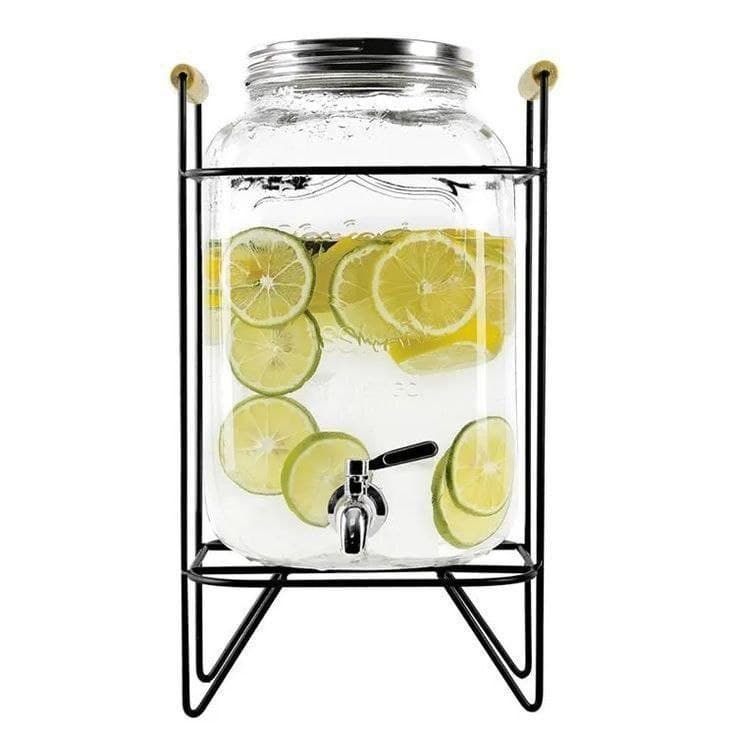 5-Liter Glass Beverage Dispenser
