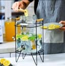 5-Liter Glass Beverage Dispenser 2