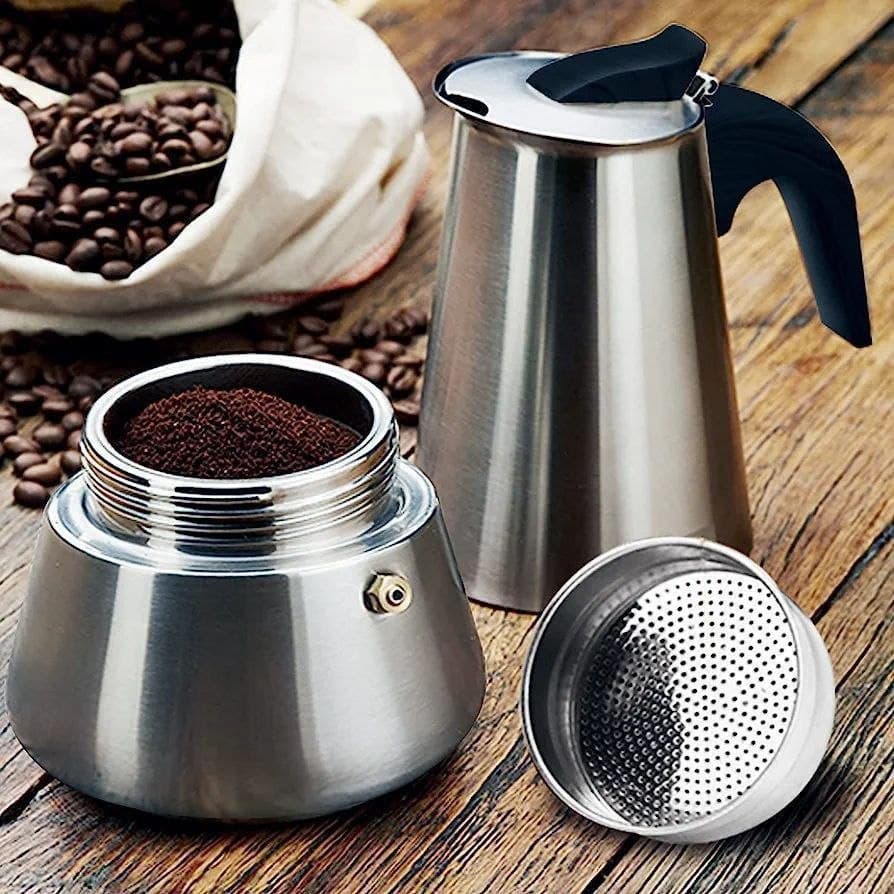 Stainless Steel Espresso Maker 3