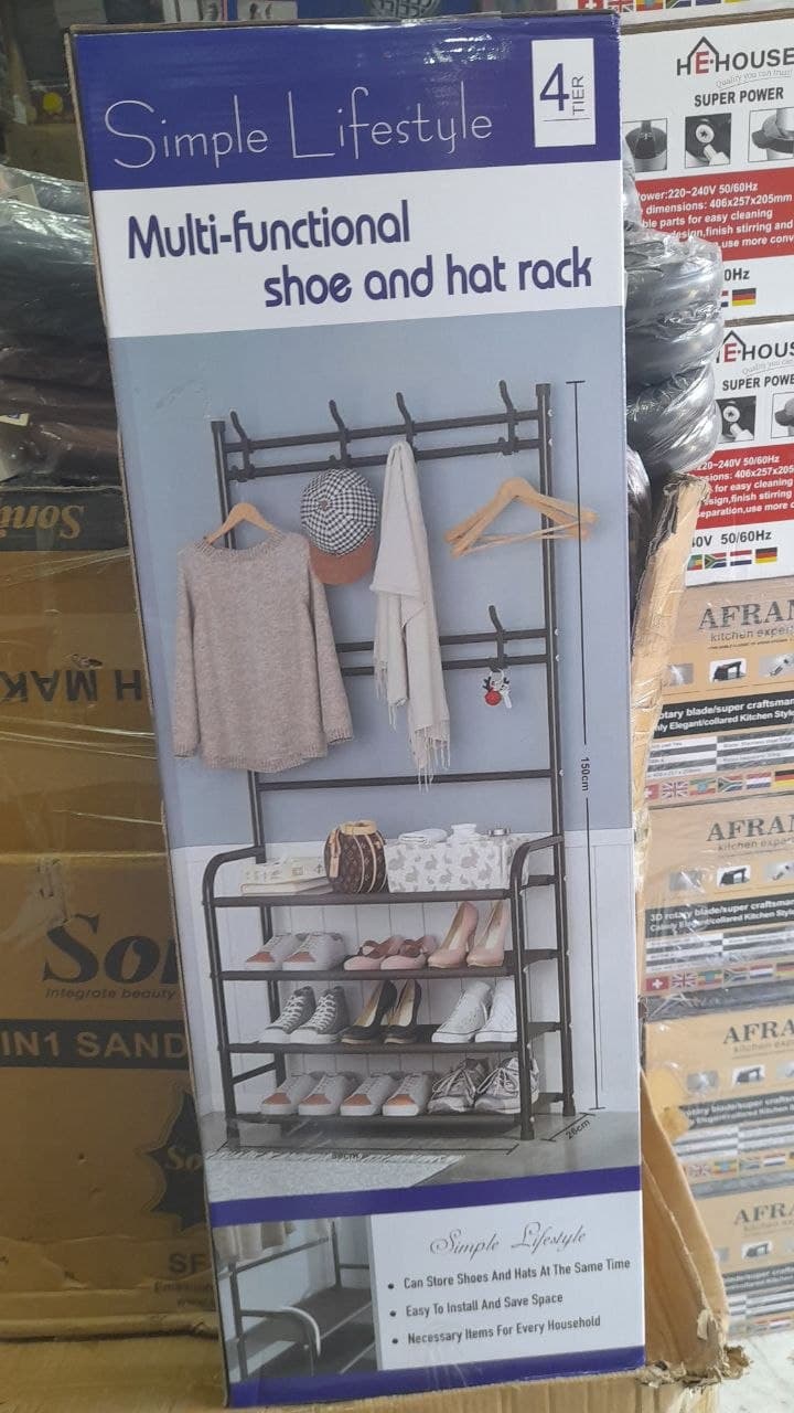 Simple Lifestyle Shoe and Hat Rack 4